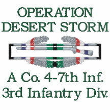 Camisa de la insignia de Infantrman del combate de