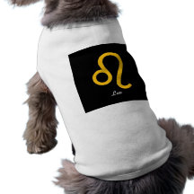 Camisa de Leo del zodiaco Camiseta De Perro
