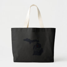 Camisa de Michigan MI del Grayling Bolsa Lienzo