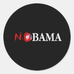 CAMISA de NOBAMA - modificada para requisitos part Etiqueta Redonda