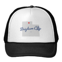Camisa de Utah UT de la ciudad de Brigham Gorros