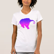 Camisa del elefante rosado