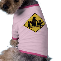 Camisa del mascota de la travesía del oso camisetas mascota