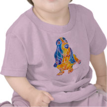 Camisa del niño de Basset Hound
