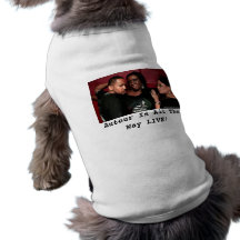 Camisa del perrito del autor ropa para mascota