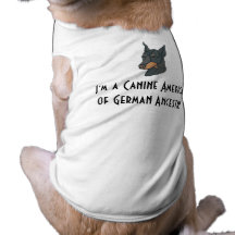 Camisa del perrito del Doberman Camisetas De Perro