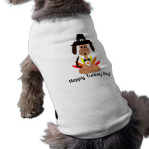 Camisa del perro del día de Turquía Camisas De Mascota