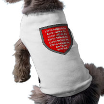 Camisa del perro del rezo del peto de San Patricio Camisas De Perritos