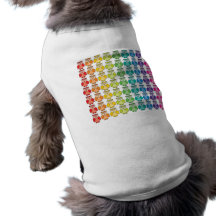 Camisa del perro - modelo lindo del búho del arco  camisetas de perro