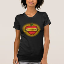 Camisa del profesor - el vintage Apple tatúa camisetas
