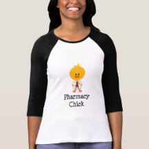 Camisa del raglán del polluelo de la farmacia