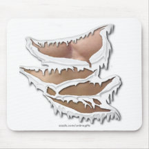 Camisa DESTROZADA, RASGADA, RASGADA Mousepad Tapete De Ratones