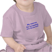 Camisa divertida del bebé