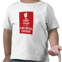 Camisa grande del pollo del metal