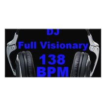 Camisa llena de Bpm del visionario 138 de DJ Tarjeta Con Foto Personalizada