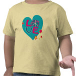 Camisa para mujer de la paz de la gimnasia adorabl