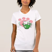 Camisa verde de las señoras del Equipo-Té (más est
