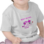 Camiseta afortunada linda del niño del meñique del