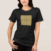 Camiseta africana de la teja