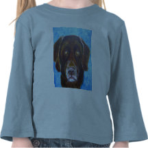 Camiseta - arte del perro del labrador retriever
