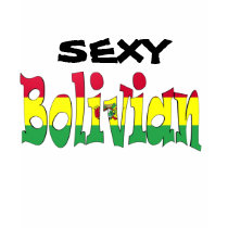 Camiseta boliviana atractiva de la bandera