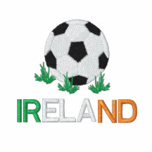 Camiseta bordada Eire del fútbol de IRLANDA
