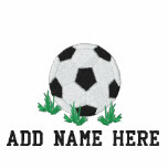 Camiseta bordada nombre personalizada del fútbol