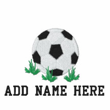 Camiseta bordada nombre personalizada del fútbol