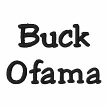 Camiseta bordada Ofama del dólar