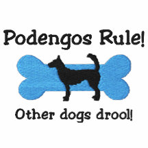 Camiseta bordada regla de Podengos