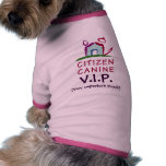 Camiseta canina del perrito del VIP del ciudadano Ropa Para Mascota