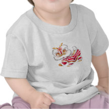 Camiseta china del bebé del dragón del Año Nuevo Camiseta