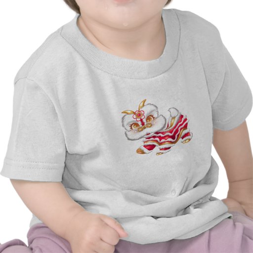 Camiseta china del bebé del dragón del Año Nuevo Camiseta
