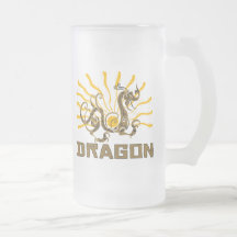Camiseta china del dragón del zodiaco del dragón c tazas
