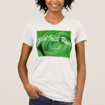 Camiseta color de rosa irlandesa salvaje