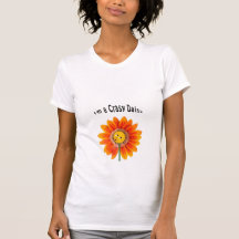 camiseta crasy de la margarita