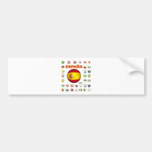 Camiseta d7 de Espana Etiqueta De Parachoque