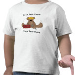 Camiseta de encargo de la construcción del oso