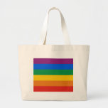Camiseta de la bandera del orgullo gay bolsa de mano