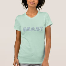 Camiseta de la bestia de las mujeres