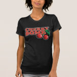 Camiseta de la bomba de cereza