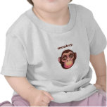 camiseta de la cara del mono
