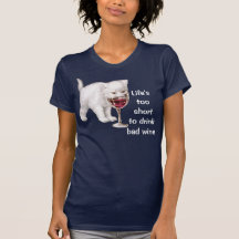 Camiseta de la cita del vino