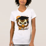 Camiseta de la graduación con el búho