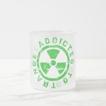 Camiseta de la música del trance tazas de café