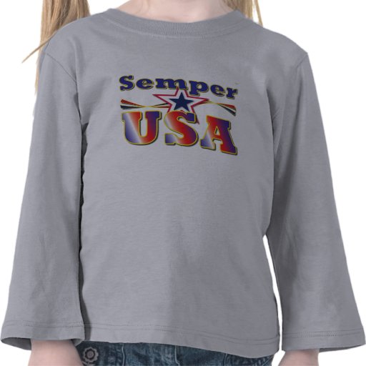Camiseta de las barras y estrellas de América de l