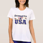 Camiseta de las barras y estrellas de América de l