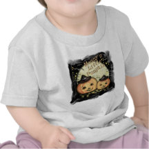Camiseta de las calabazas del vintage de Halloween