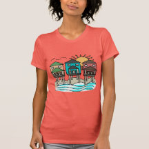 Camiseta de las casas de playa