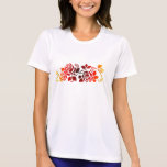 Camiseta de los rosas del vintage